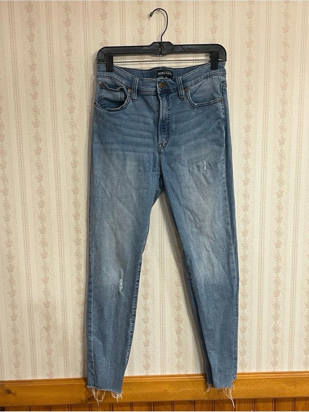 Light Blue High-Rise Skinny Jeans - Women